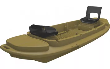 Лодка Blackfrogboats Goliath для охоты на уток