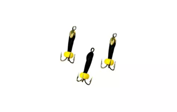 Мормышка Яман Чертик с латунной коронкой d-2мм 0,4 г