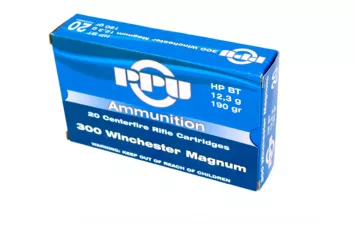 Патрон PPU к.300 Win Mag HPBT 12,3 г