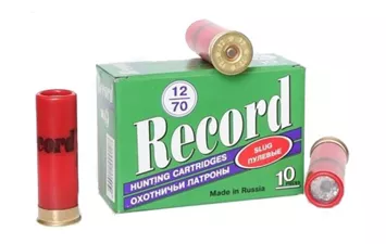 Патрон Record к.12/70 пуля Стрела 33 г