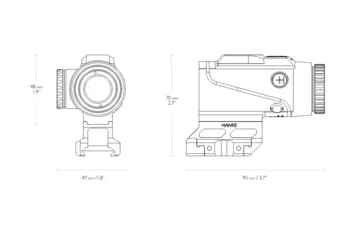 Прицел призматический Hawke Prism Sight  4x24 (5.56 BDC)