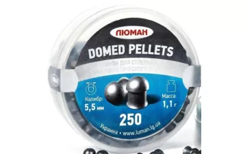 Пули Люман Domed pellets к.5,5 мм 1,1 г (250 шт)