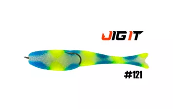 Рыбка поролоновая JIG IT ПАКЕТ 4 ШТ 125 ММ  (121)