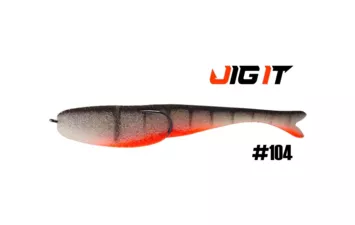 Рыбка поролоновая JIG IT ПАКЕТ 4 ШТ 125 ММ  (104)