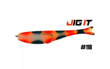Рыбка поролоновая JIG IT ПАКЕТ 5 ШТ 110 ММ  (118)