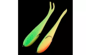 Рыбка поролоновая Leader SLUG двойник 150 мм (3 шт.) (24 )