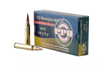 Патрон PPU к.223 Rem Match HPBT 4,86 г