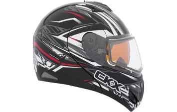 Шлем CKX TRANZ RSV BOLT EDLмодулярный  красный, L