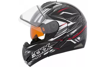 Шлем CKX TRANZ RSV BOLT EDLмодулярный  красный, L