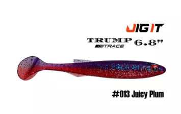 Слаг Виброхвост JIG IT TRUMP TRACE 6.8 (013)