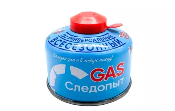Картридж газовый Следопыт Всесезонный баллон 110 гр резьб.
