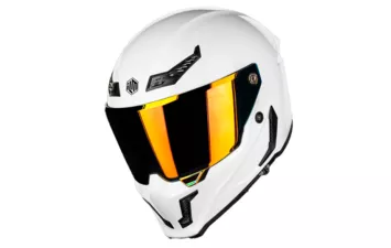 Шлем ILM MF509 (WHITE GLOSSY S)