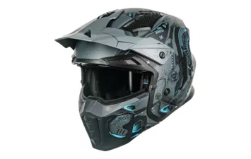 Шлем ILM Z302 (Mechanical/Blue L)