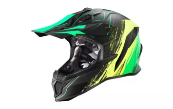 Шлем ILM 610 кроссовый (Yellow Green XXL)