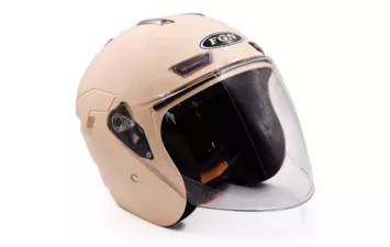 Шлем открытый FGN HENHEN (Бежевый )