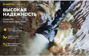 Фонарь Armytek Viking Pro Magnet USB Extended Set  белый