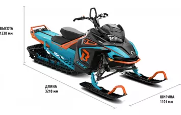 Снегоход Lynx Boondocker DS 850 E-TEC 3900 Cya SHOT 2020