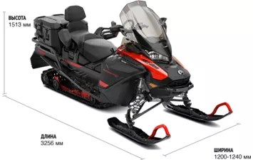 Снегоход SKI DOO Expedition SE 900 ACE Turbo (650W) ES Studded track VIP 2021