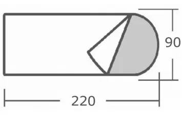 Спальник Helios БАТЫР XXL СОШ-3 220*90
