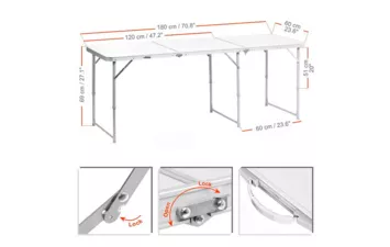 Стол Helios Т-625-1 180x60x70 без чехла