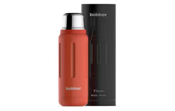 Термос Bobber Flask-1000 swg 1,0 л пробка с наливными каналами (Красный)