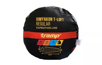 Спальник Tramp Oimyakon T-Loft Regular -10°С/-30°С TRS-048R