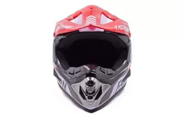 Шлем кроссовый Fashion (Белый/Черный XL)