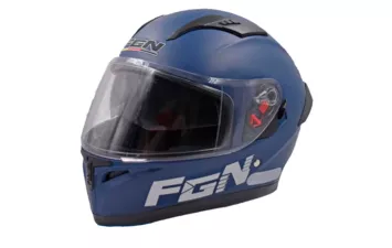 Шлем интегральный FGN (Темный/синий One size)