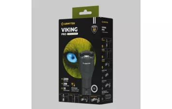 Фонарь Armytek Viking Pro Magnet USB Extended Set  белый