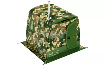 Баня мобильная/всесезонная Мобиба МБ-22 М (цена без печи)