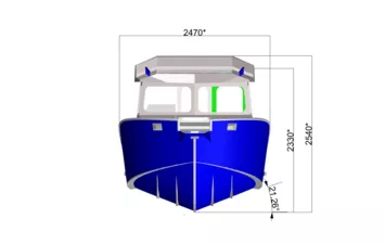 Катер Krasboat 760 Long Restyling с мотором Mercury 200