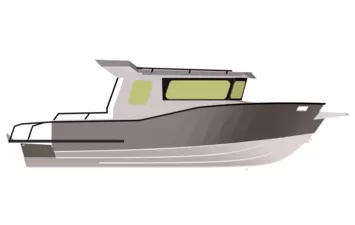 Катер Krasboat 760 Long Restyling с мотором Mercury 200