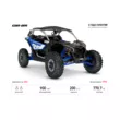 Мотовездеход Can-Am Maverick X RS SAS Turbo RR '2022