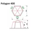 Тент GreenLand Polygon 400