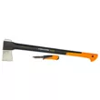 Промо-набор топор-колун Fiskars Х21 + универс. нож с точилкой