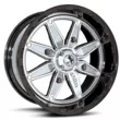 Диск колесный MSA M18 Pilot Black/Silver 12*7 4*156