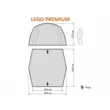 Шатер Maverick LEGO PREMIUM быстросборный