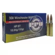 Патрон PPU к.308 Win Match HPBT 10,04 г