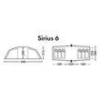 Палатка FHM Sirius 6 black-out