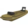 Лодка Blackfrogboats Goliath для охоты на уток