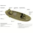 Лодка Blackfrogboats Goliath для охоты на уток