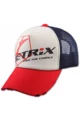 Бейсболка Zetrix CAP ZC-1602 (синяя сетка, красный козырек)
