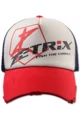 Бейсболка Zetrix CAP ZC-1602 (синяя сетка, красный козырек)
