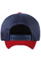 Бейсболка Zetrix CAP ZC-1602 (синяя сетка, красный козырек)